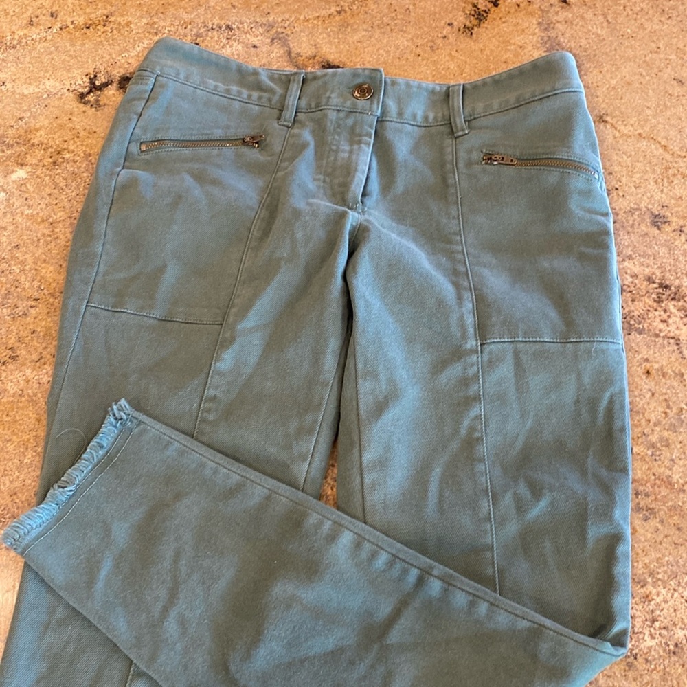 Loft frayed end skinny pant